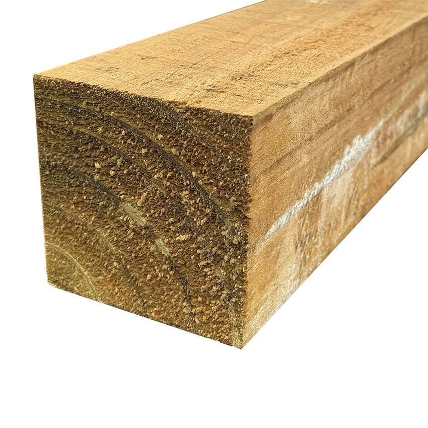 2.4M FENCE POST 100x100 H4 CCA ROUGH SAWN