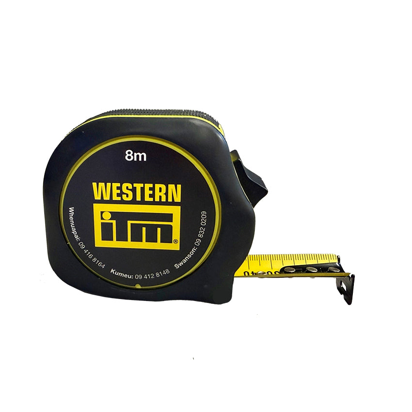 WESTERN ITM TAPE MEASURE 8MX25MM