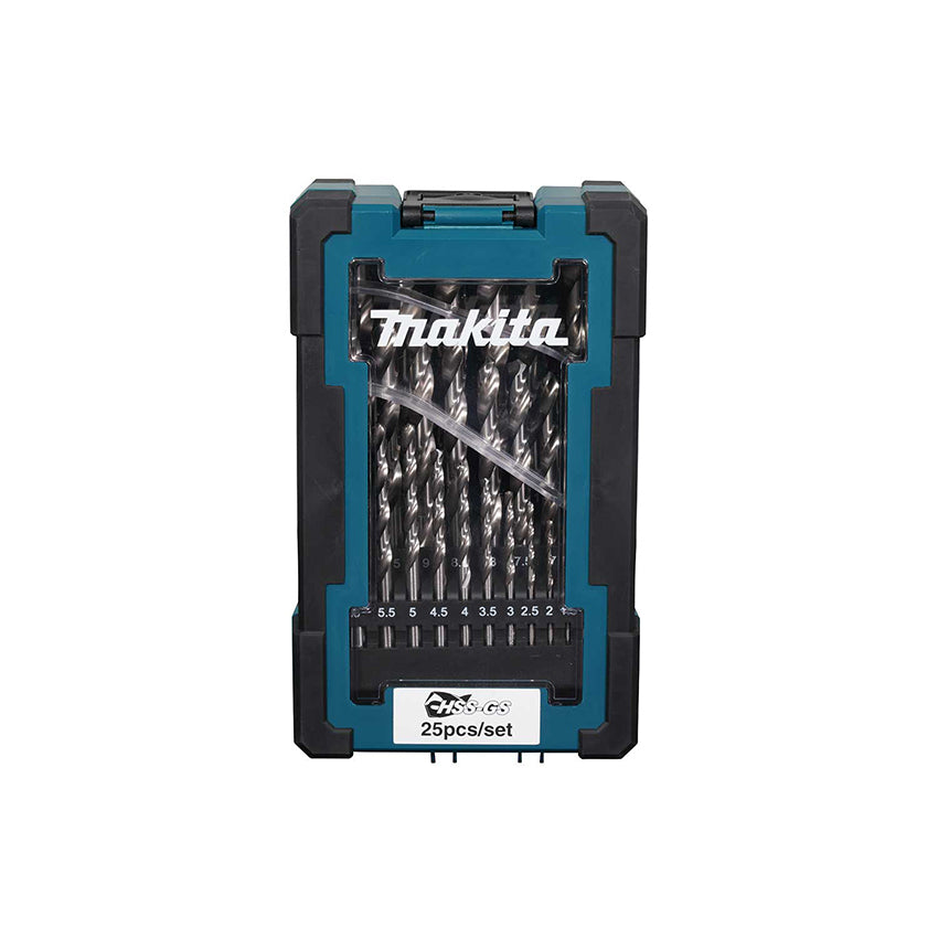 MAKITA HSS-G METAL DRILL BIT SET 25PC